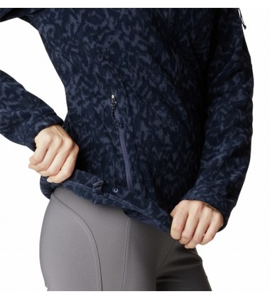 Columbia moteriškas flisinis džemperis FAST TREK PRINTED. Spalva tamsiai mėlyna su printu